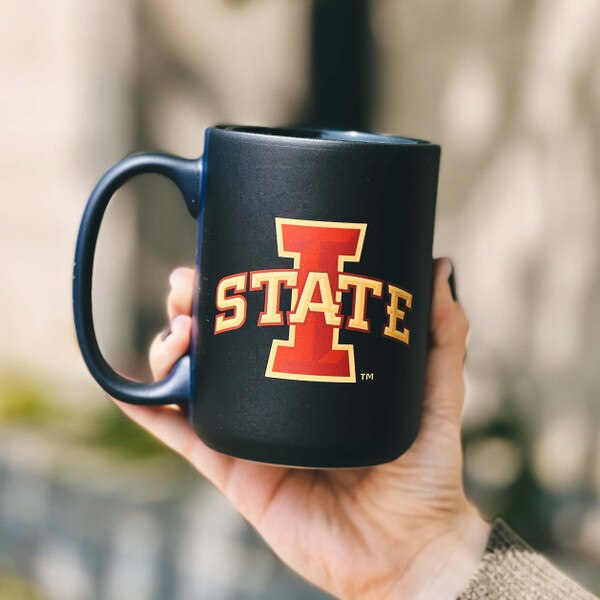 I-State Big 12 Black Ceramic Mug (15 oz.)